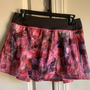 Lululemon Pink Patterned Skirt